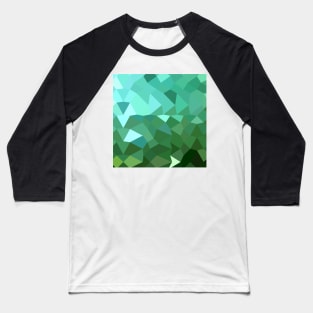 Dartmouth Green Abstract Low Polygon Background Baseball T-Shirt